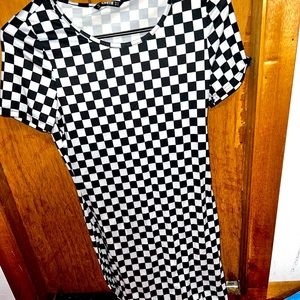 Checkered Dress, Never Worn!